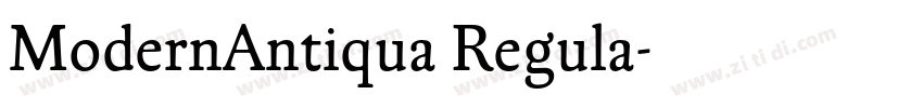 ModernAntiqua Regula字体转换 ModernAntiqua Regula字体转换